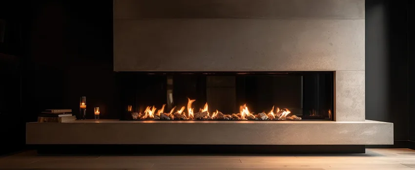 Gas Fireplace Ember Bed Design Services in Olive Branch, Mississippi